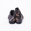 Back view of beige Tabi Shoes " MEISAI "