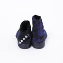 Back view of navy Tabi Shoes " MEISAI "