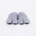 Front view of gray Tabi Slippers " PILE "