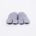 Front view of gray Tabi Slippers " PILE "