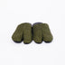 Front view of green Tabi Slippers " KASUMI "