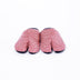 Front view of red Tabi Slippers " KANOKO "