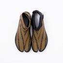 Top view of khaki Tabi Shoes " SHINOBI "