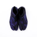 Top view of navy Tabi Shoes " MEISAI "