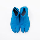 Top view of blue Tabi Shoes " RAIN "