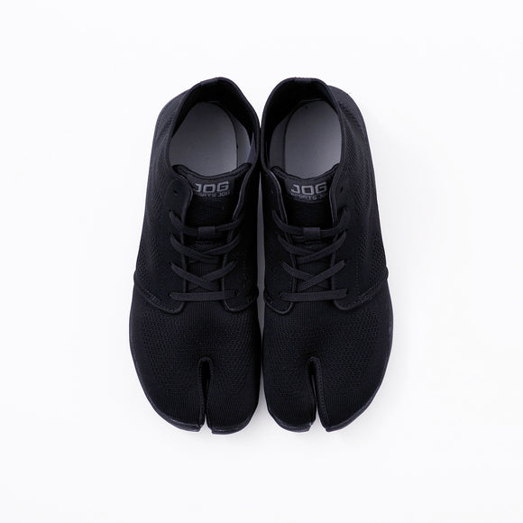 Top view of black Tabi Shoes "SPORTS JOG Ⅱ"