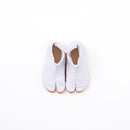 Top view of white Tabi Shoes " KIDS MATSURI "